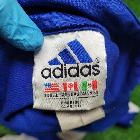 VTG 90s Adidas Equipment Silver Tag Track Jacket Mens XL Oversized Fit EQT - Picture 11 of 12